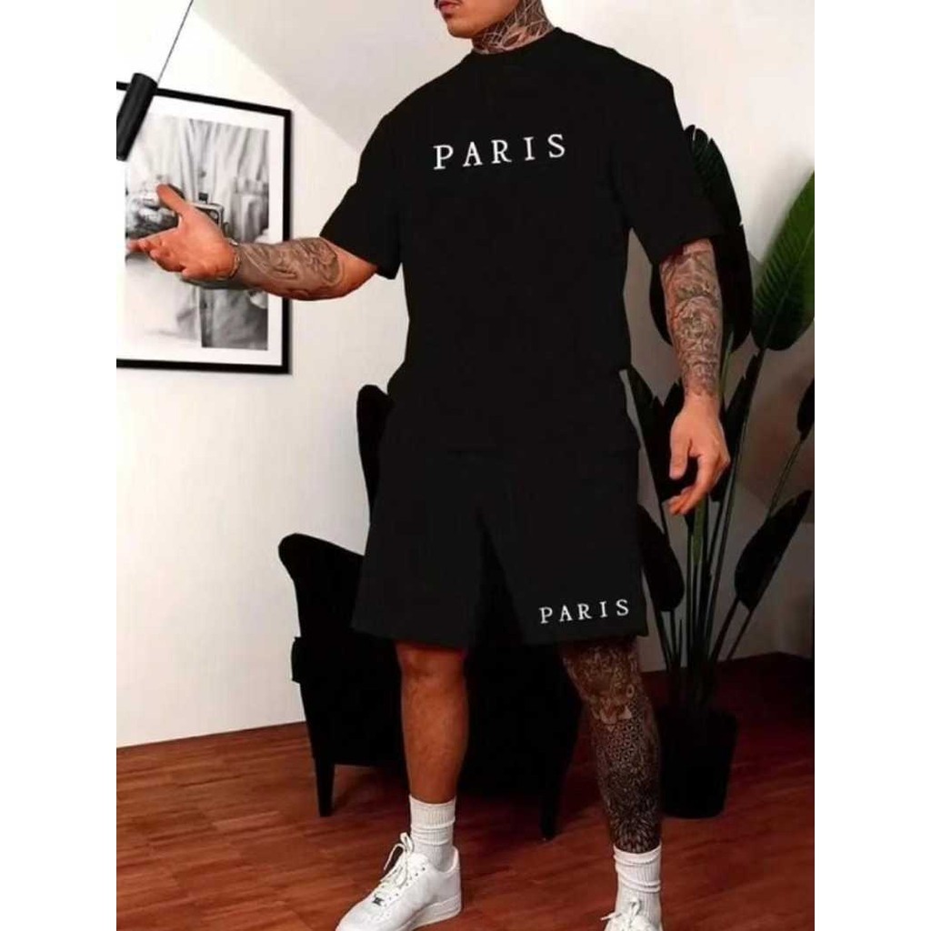 Kit Estampado Paris Visual Confortável E Versátil Com Toque Estiloso

