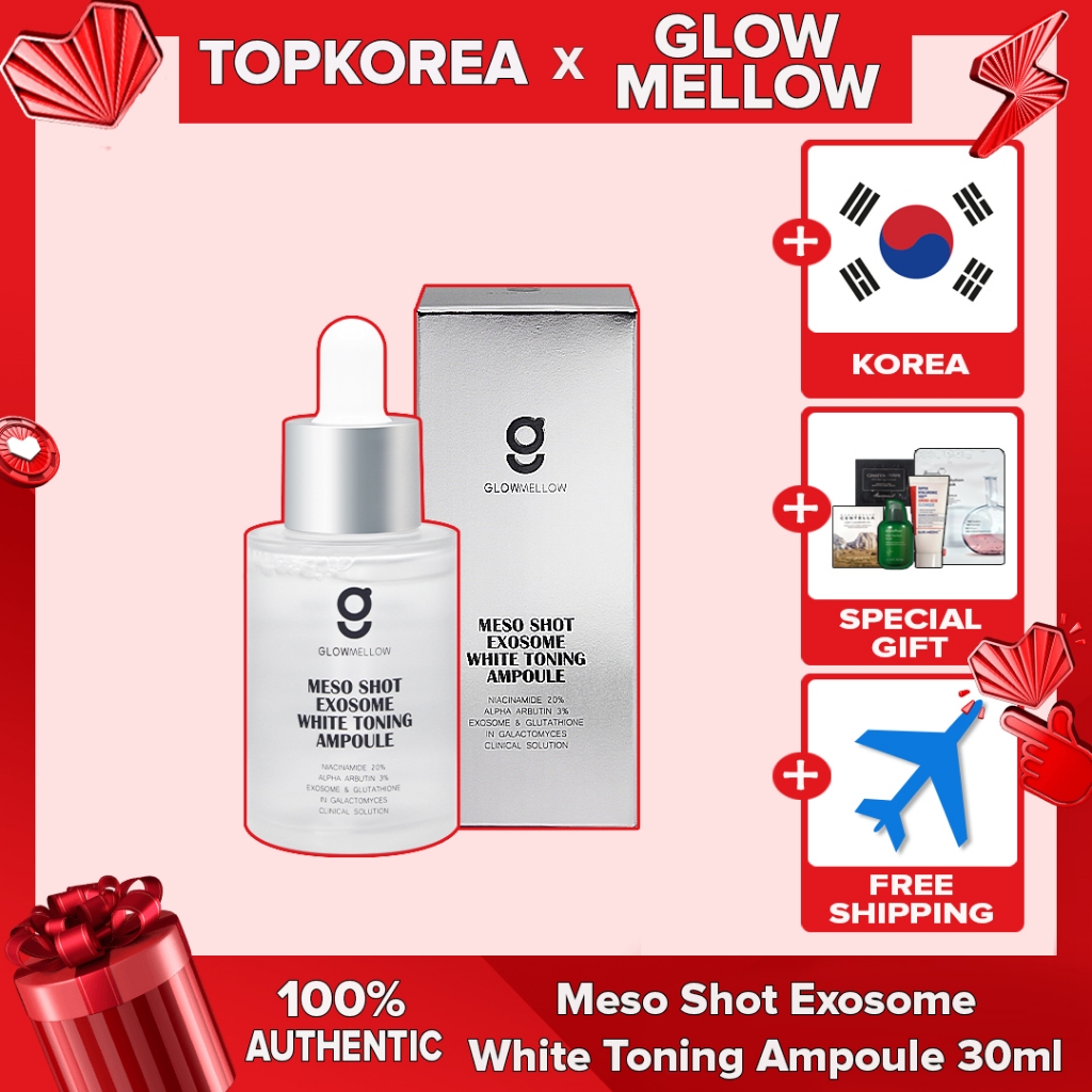 ★ GLOWMELLOW 1 + 1 ! 2025 Novo// 30ml Niacinamida 20 % Arbutina 3 Em Galactomyces Solução Clínica Ampola Iluminadora/Mes