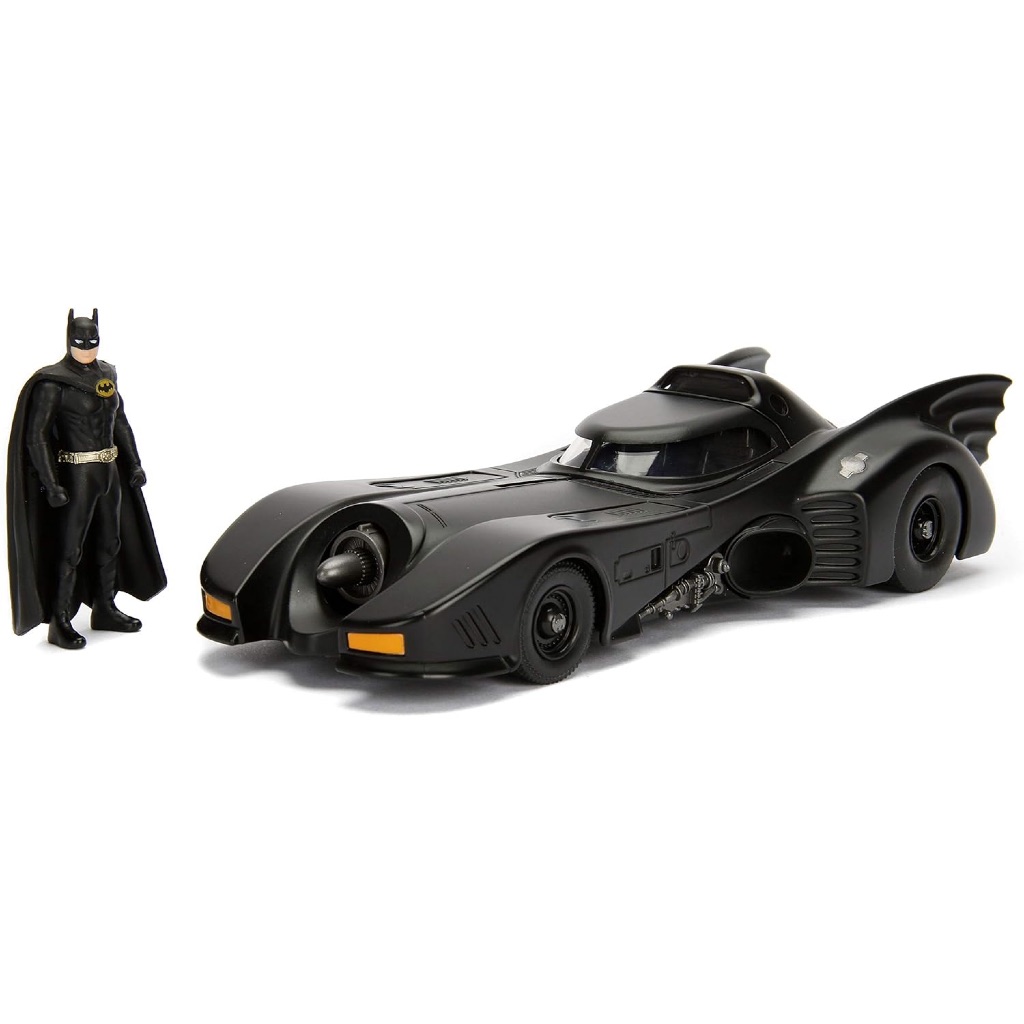 Jada Academy 1989 Batmóvel E Batman (Original)-Veículo Fundido Em Escala 1 : 24 Com Figura Do (1989)