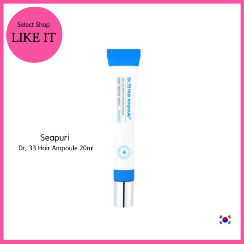 Seapuri Dr. 33 Hair Ampoule 20ml | Saúde E Crescimento Do Couro Cabeludo Regeneração Folículo Capilar Reforço De Raiz Envio Da Coreia Beleza em Oferta na Shopee