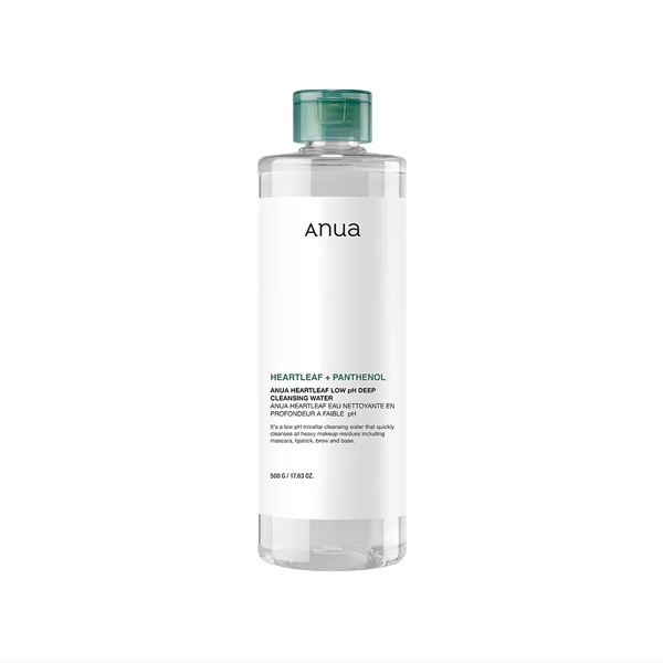 Anua Eoseongcho Mildly Acidic Deep Cleansing Water 500g em Oferta na Shopee