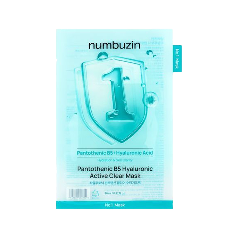 Numbuzin Pantothenic B5 Hyaluronic Active Clear Mask 26ml 1ea em Oferta na Shopee
