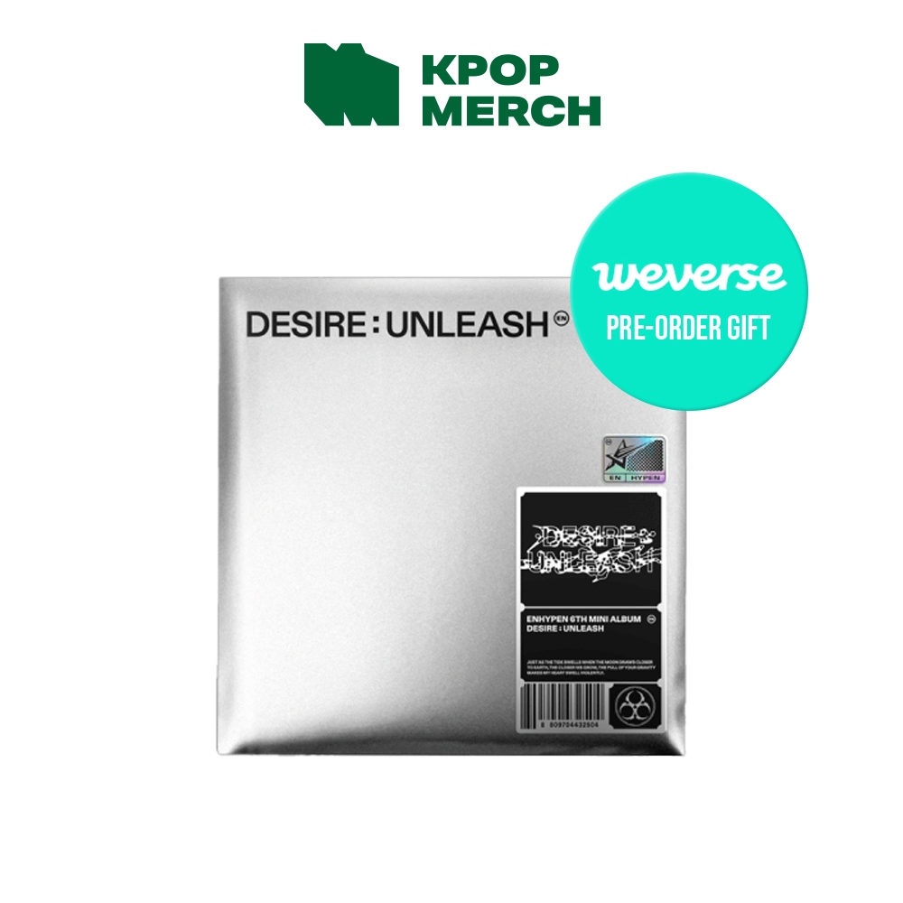 (Weverse POB) ENHYPEN - 6th mini Album [ Desire Unleash ]_Engene ver (Random) em Oferta na Shopee