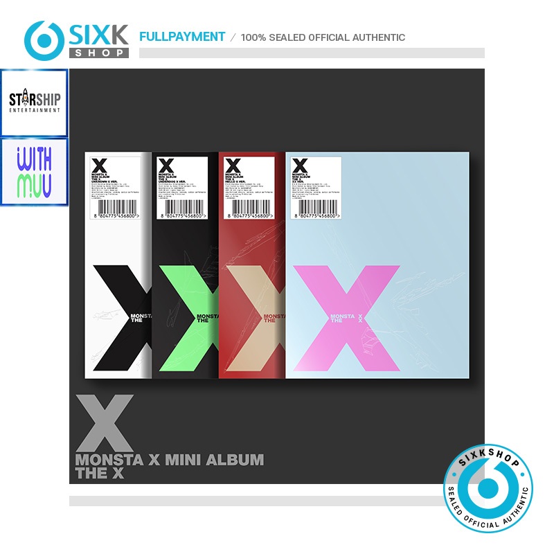 ( POB ) MONSTA X 13th Mini Album THE X em Oferta na Shopee