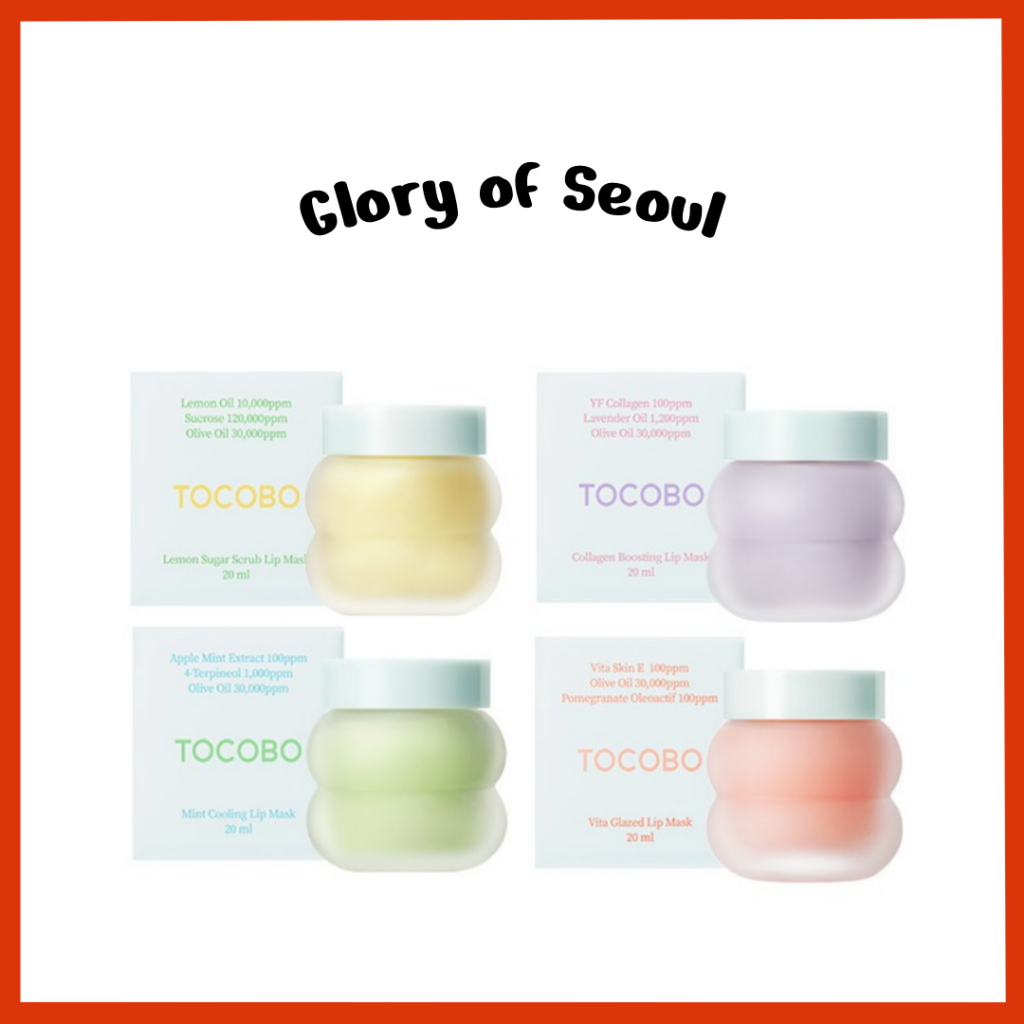 TOCOBO Vita Glazed Lip Mask 20ml / 4 types em Oferta na Shopee