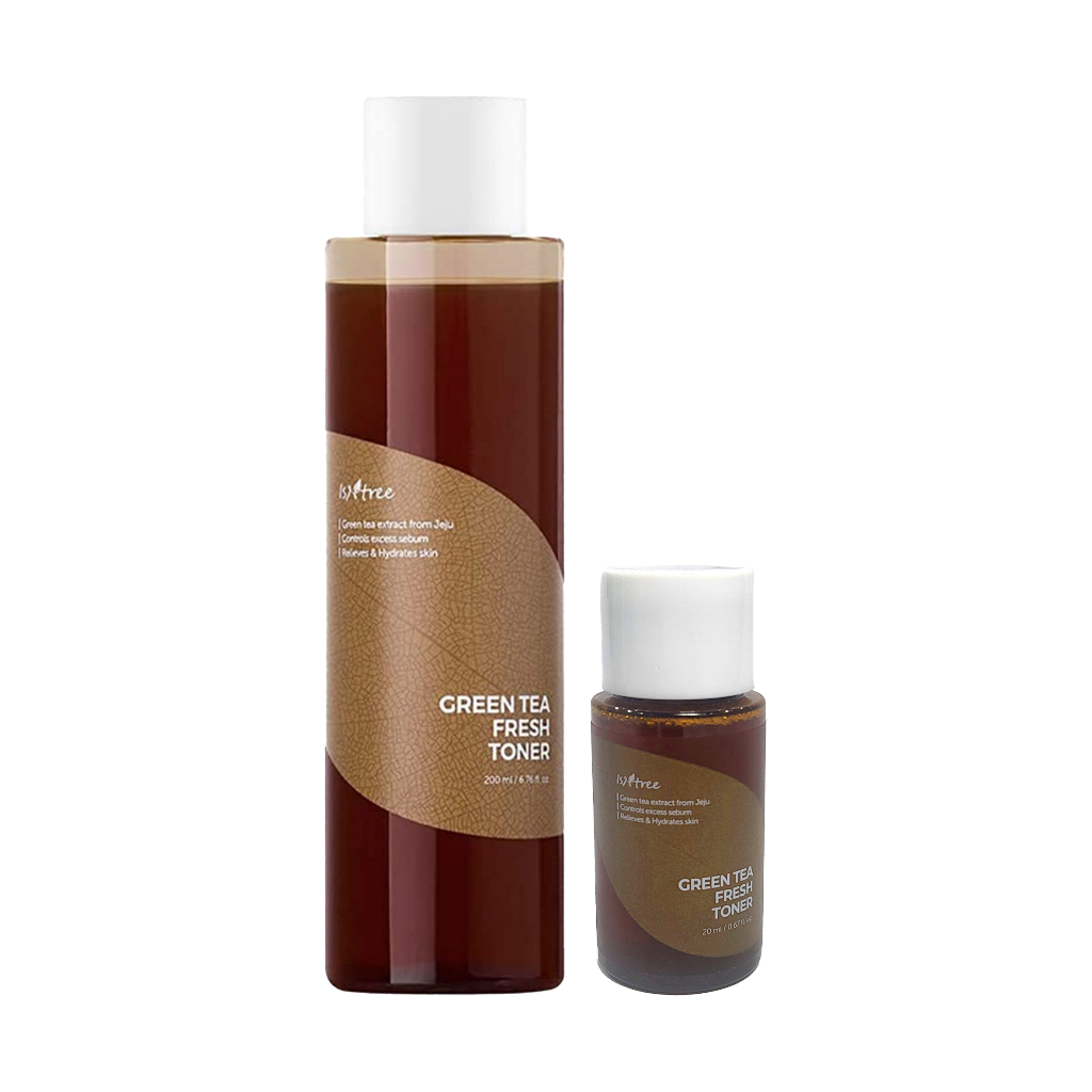 toner Fresco De Chá Verde isntree 200ml , 20ml em Oferta na Shopee