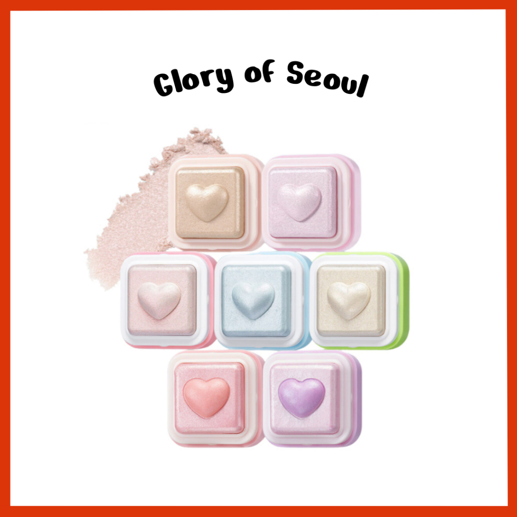 [Novo] COLORGRAM Milk Bling HeartLighter 5 Cores, 20g