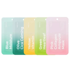 Freemay Vegan Ampoule Mask 1 sheet 5 types