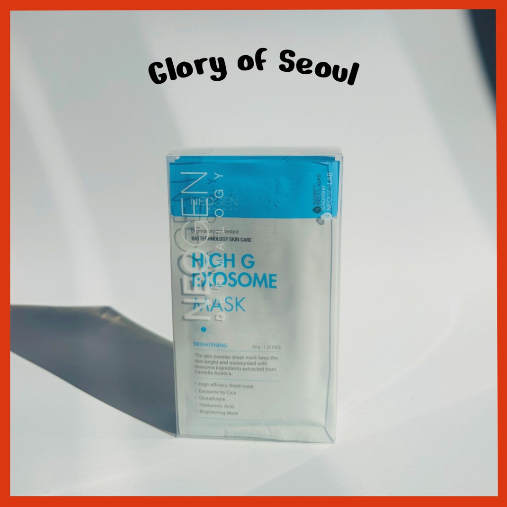 NEOGEN Folha De Máscara De Exosome DERMALOGY High G ) 5EA, (39g em Oferta na Shopee