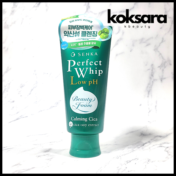 senka perfect whip low ph calming cica 100g em Oferta na Shopee