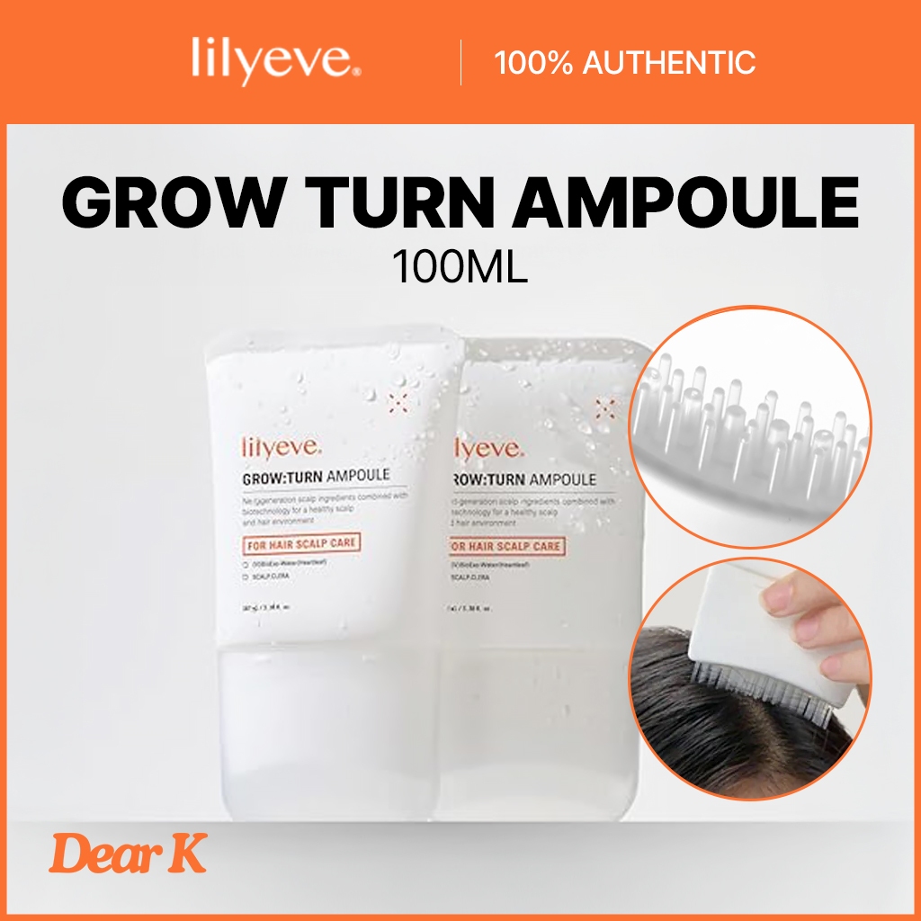 [LILYEVE] Ampola De Escova Exosome Growturn 100ml Cuidado Anti-Queda Do Couro Cabeludo