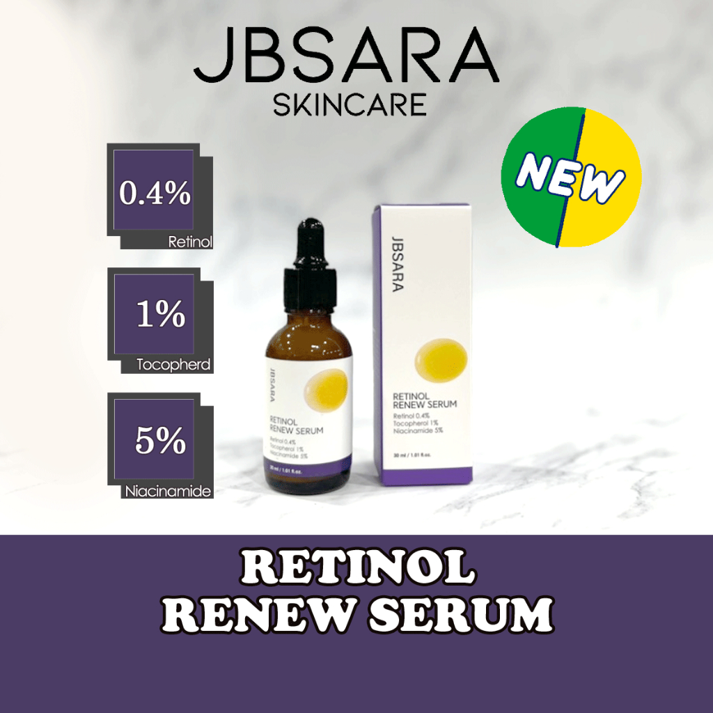 JBSARA Retinol Renew Serum (Retinol 0.4% + Niacinamide 5%) 30ml