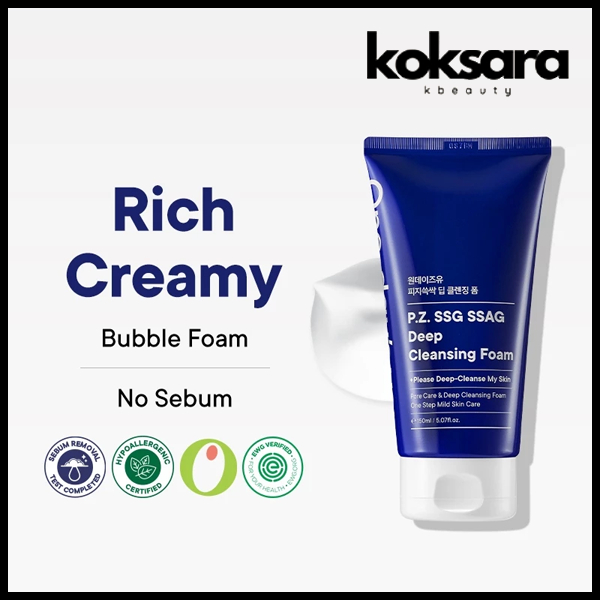 One-Day's You P.Z. Ssg Ssag Deep Cleansing Foam 150ml em Oferta na Shopee