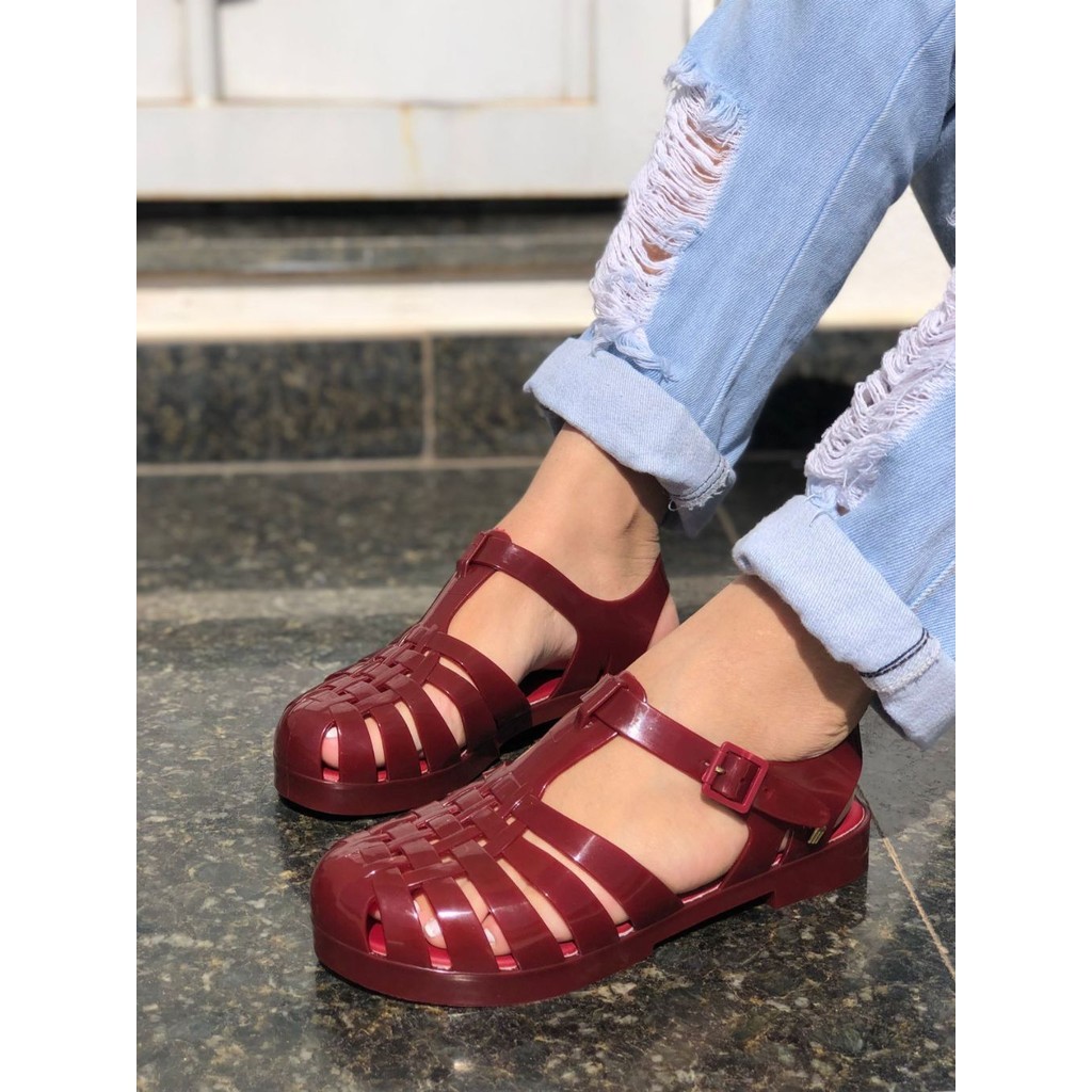 Sandália Injetada Palmilha Confortável Blogueirinha