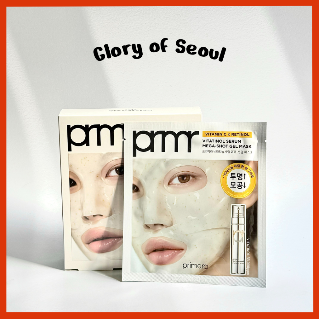 PRIMERA Máscara De Gel Mega Shot De Soro PRIMERA Vitatinol 5ea/1ea em Oferta na Shopee