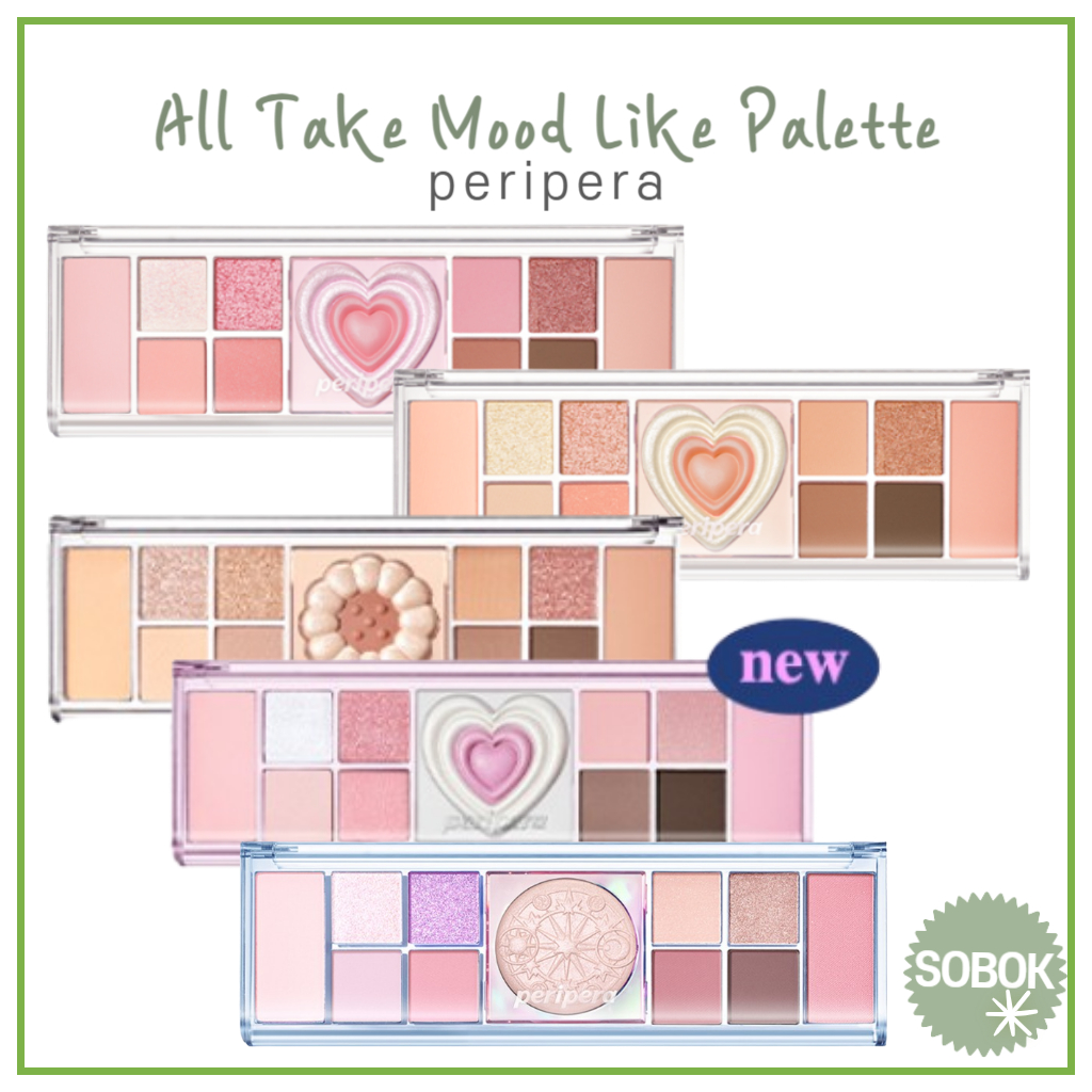[peripera] All Take Mood Like Palette 5 Cores Sombra De Olhos Multi Maltese Yakgwa cardcaptor cherry