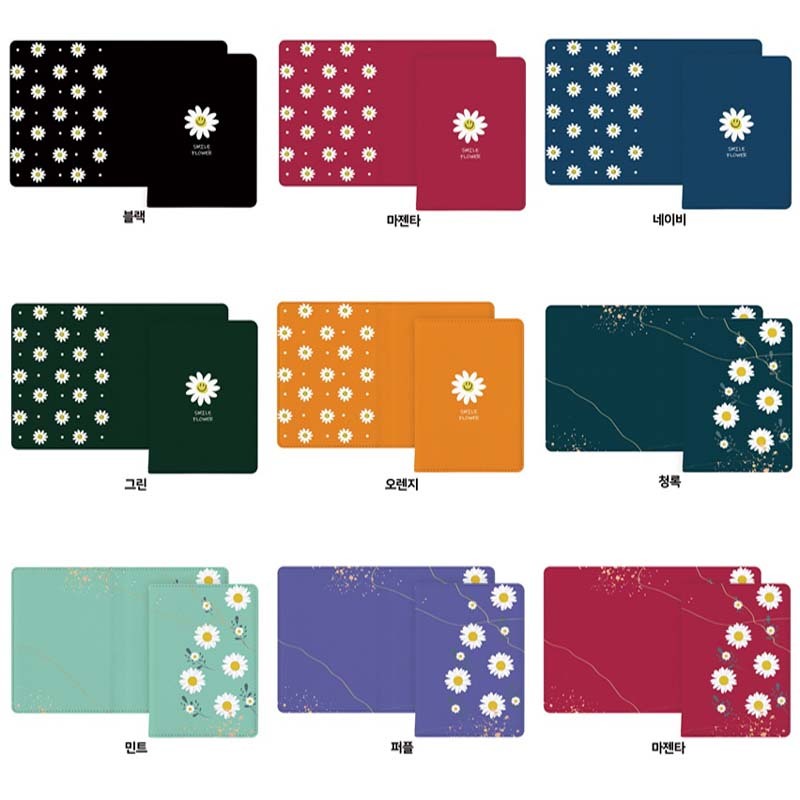 Capa De Couro Para Passaporte De Viagem Coreana RFID ANTI Skimming NTREE DAISY