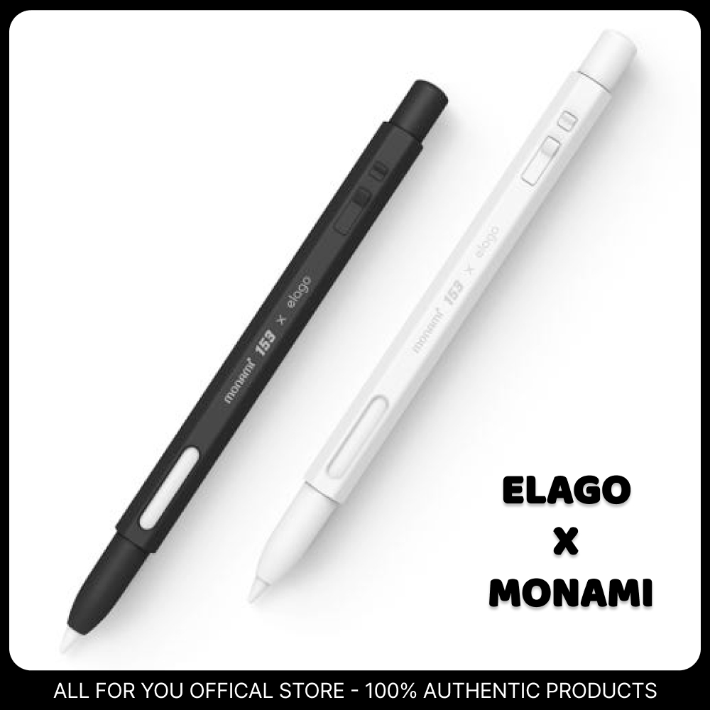 [ELAGO X MONAMI] Capa De Silicone 153 Para Apple Pencil 2a Geração/Pro