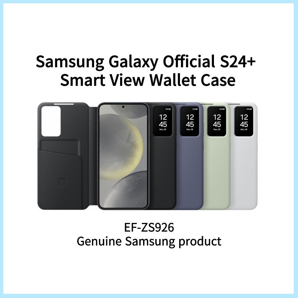Capa Tipo Carteira Para Samsung Galaxy S24 + Smart View 4 Cores EF-ZS926