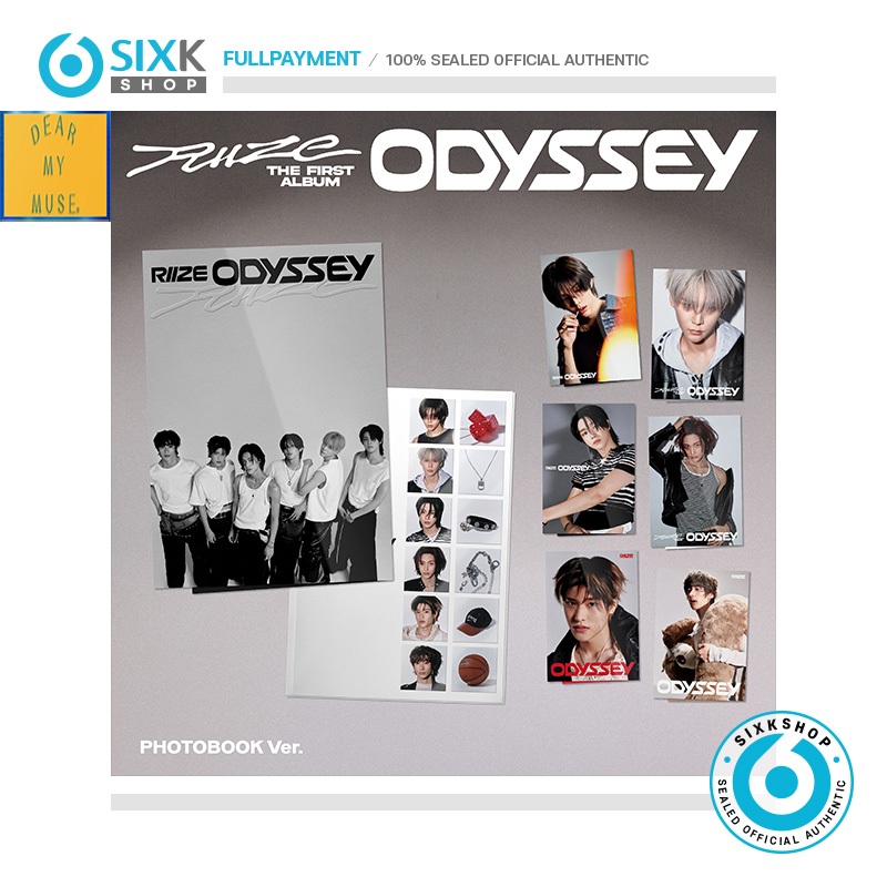 (DEAR MY MUSE POB) RIIZE 1st Full Album [ODYSSEY] em Oferta na Shopee