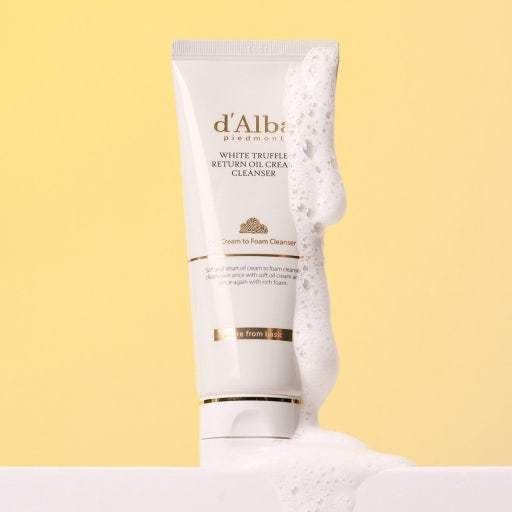[D'ALBA] Tubo De Limpeza De Creme De Óleo De Retorno De Trufa Branca Vegana 100ml/Bomba 150ml