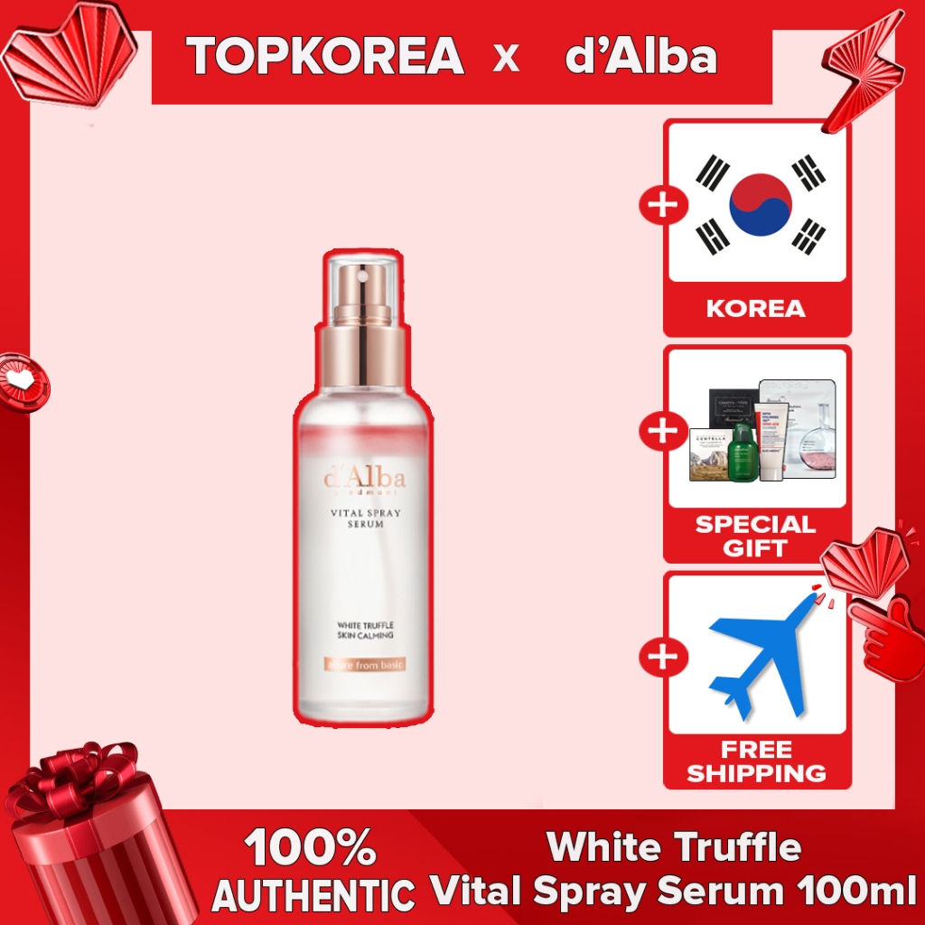 d'Alba 100ml White Truffle Vital Spray SerumTOPKOREA Envio Da Coreia