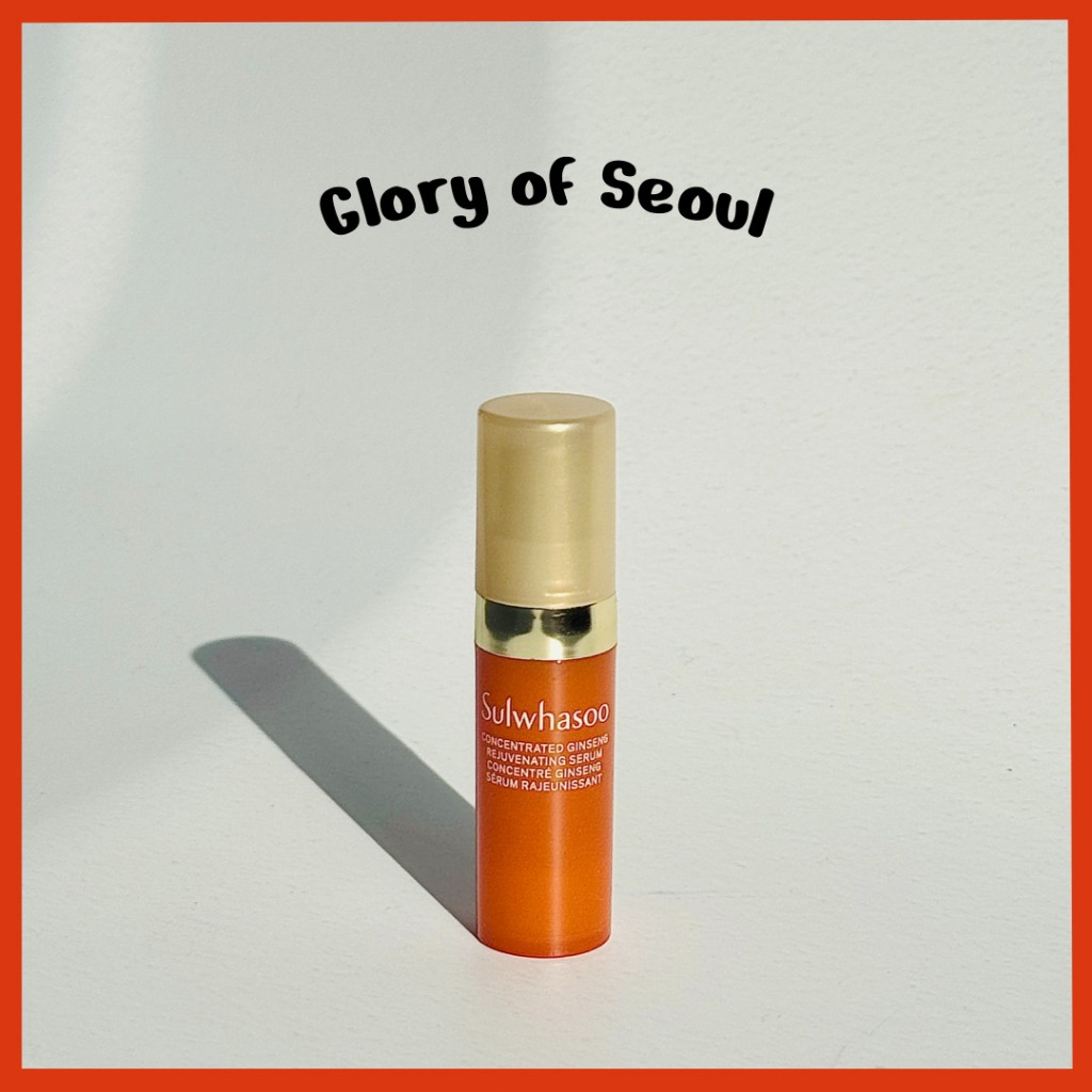 [Mini] Sulwhasoo Concentrated Ginseng Rejuvenating Serum, 5mL / Ginseng Eye Creme 3mL / Rejuvenating Emulsion v25ml / Rejuvenating Water 25ml em Oferta na Shopee