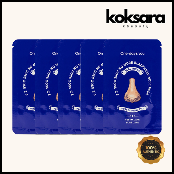 One-Day's You p.z. Ssoc Ssoc No More Blackhead Nose Pack 2g 5sheets - Beauty