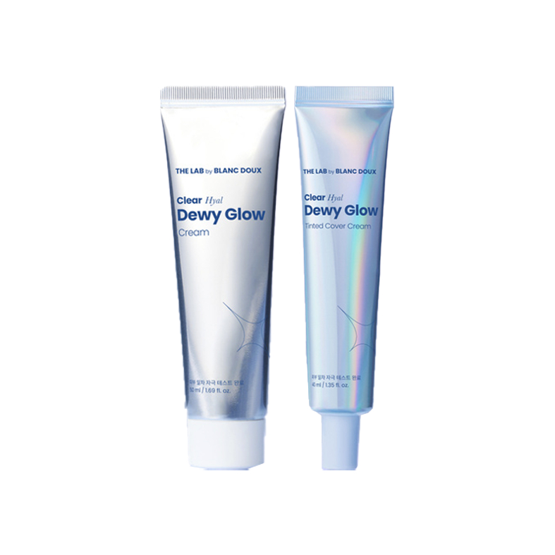 The Lab By Blanc Doux Clear Hyal Dewy Glow Cream 50ml, Tinted Cover Cream 40ml
