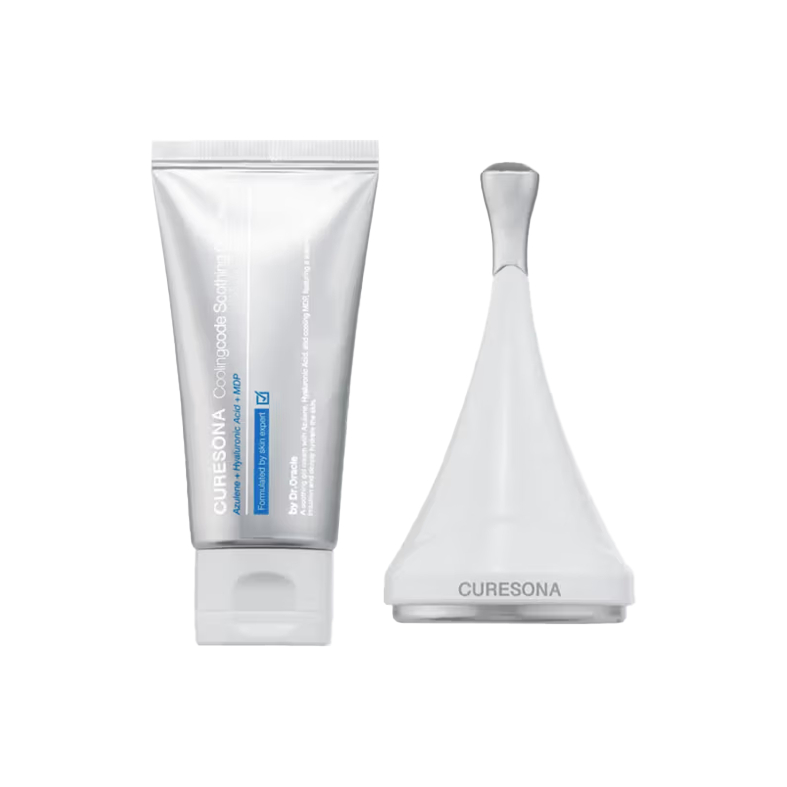 Curesona By Dr.Oracle Cooling Code Soothing Gel Cream, Roler 2types em Oferta na Shopee