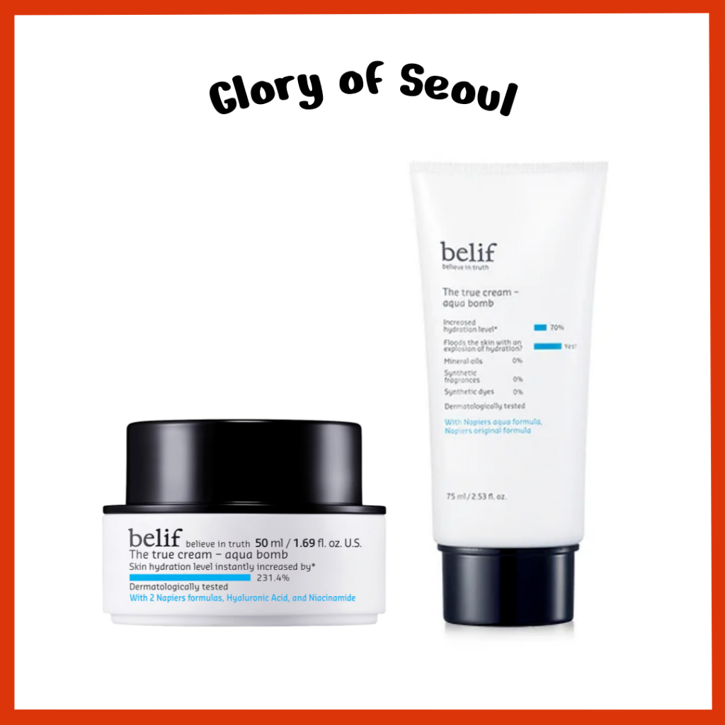 BELIF O Verdadeiro Creme Aqua Bomba  , 75ml, 50ml em Oferta na Shopee