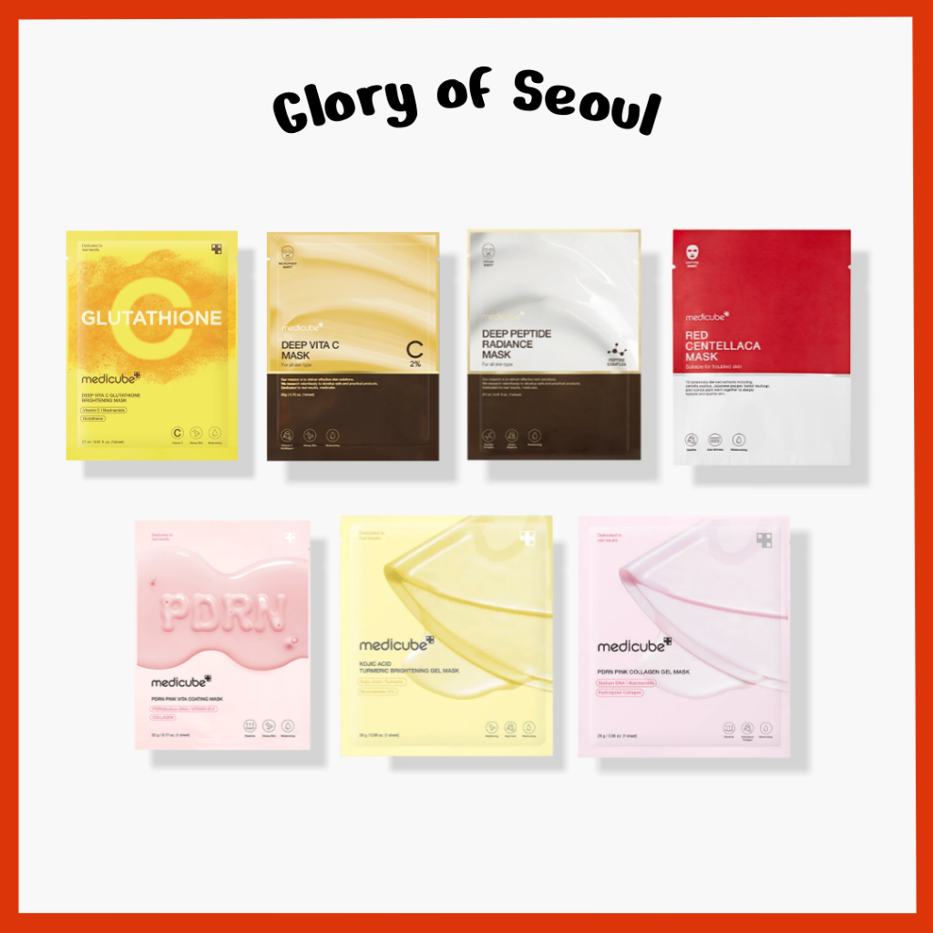 MEDICUBE Mask Sheet 1ea (7 types) em Oferta na Shopee