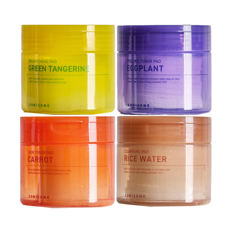 Somisome Tangerine, Eggplant, Carrot, Rice Water Pads 4types em Oferta na Shopee