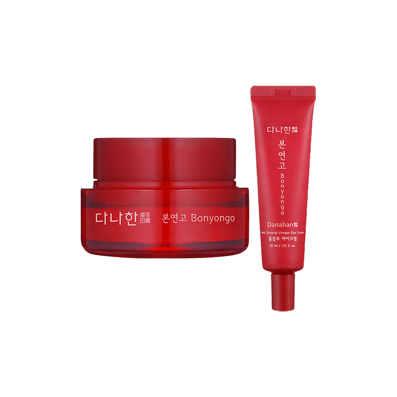 Danahan Bonyongo Red Ginseng Vinegar Cream 55ml, Eye Cream 30ml