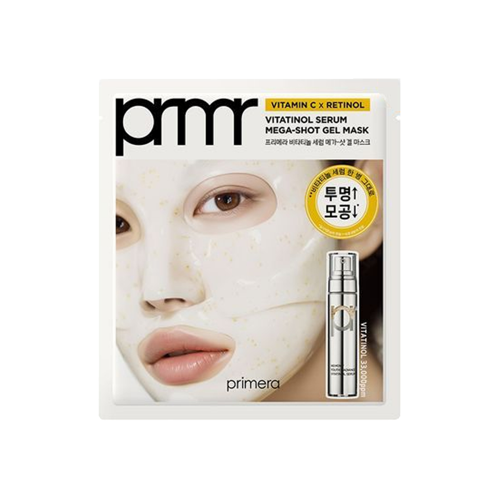 Primera Vitatinol Serum Mega-Shot Gel Mask 34g 1ea - Beauty