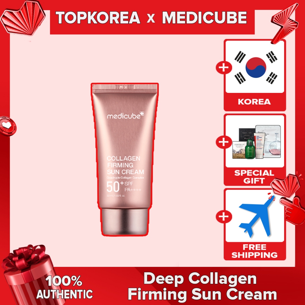 ★Medicube★Deep Collagen Firming Sun Cream 50ml / TOPKOREA / Shipping from korea