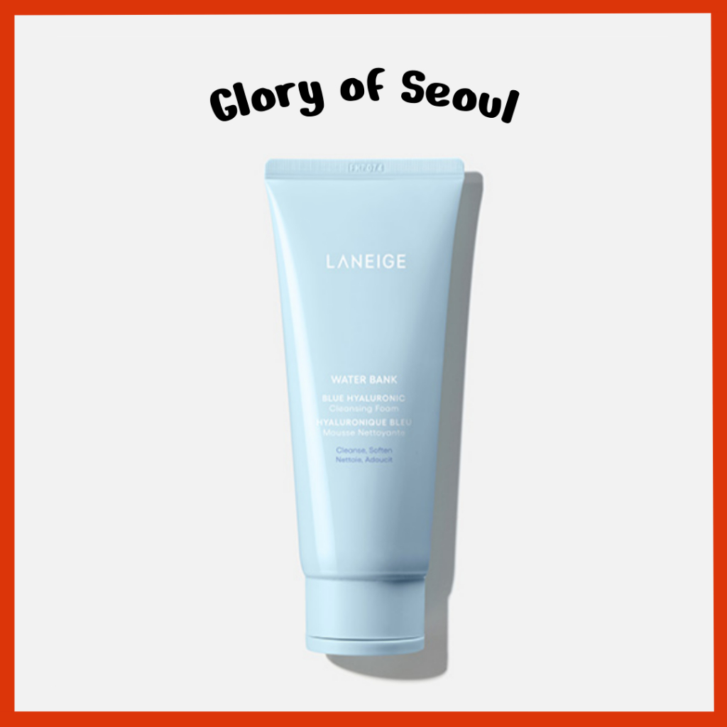 LANEIGE Espuma De Limpeza Hialurônica Azul Water Bank, 150g em Oferta na Shopee