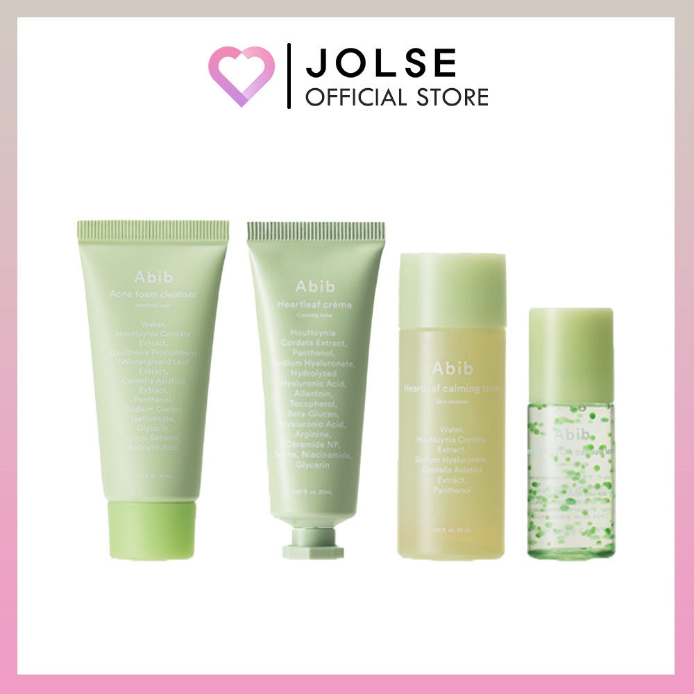 Kit De Teste Calmante Abib Heartleaf em Oferta na Shopee