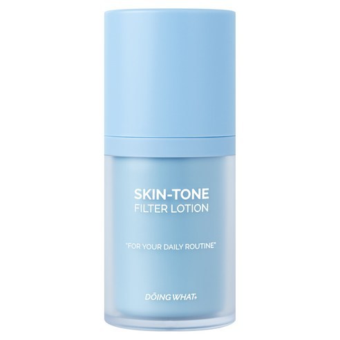 Doingwhat Loção De Filtro De Tom De Pele 55ml Creme Facial Masculino Natural Clareamento Poros Capa Não Pegajosa K-Beaut