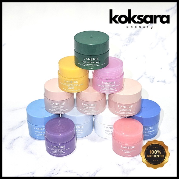 [MINI] LANEIGE sleeping mask 12 types em Oferta na Shopee