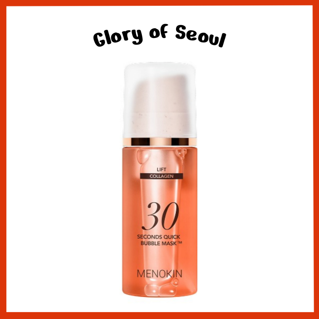 MENOKIN Seconds Quick Bubble Mask 95ml / 5 Options