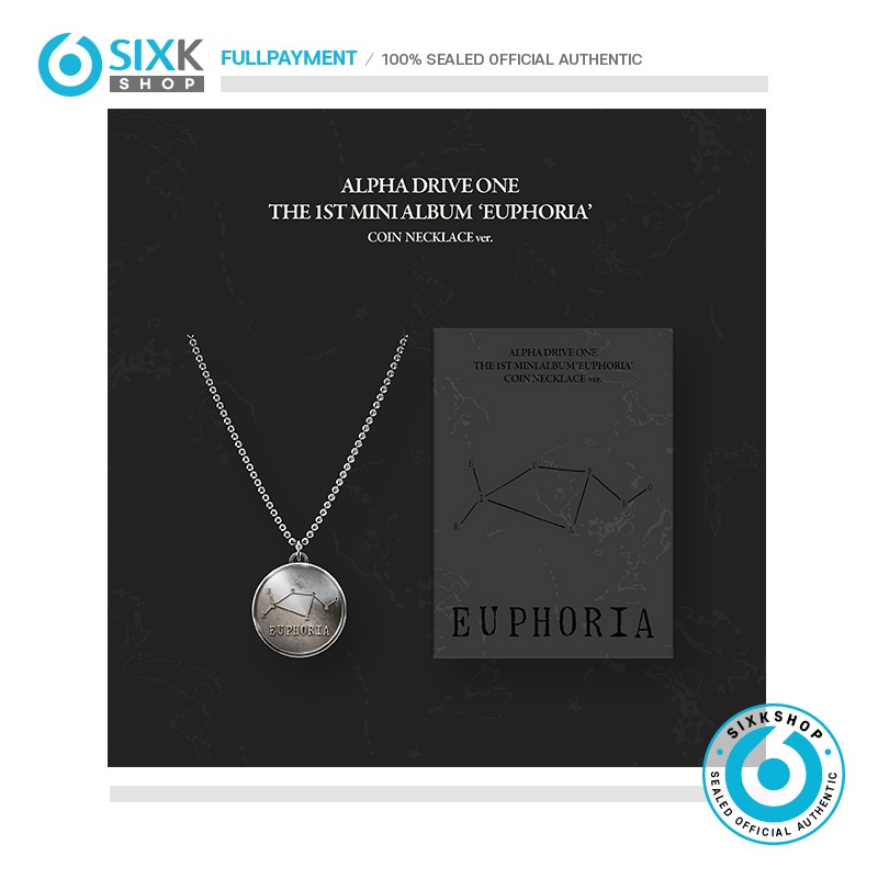 (Cartão Postal FREEBIE) ALPHA DRIVE ONE O 1o MINI Álbum'euphoria-Colar De Moedas Ver