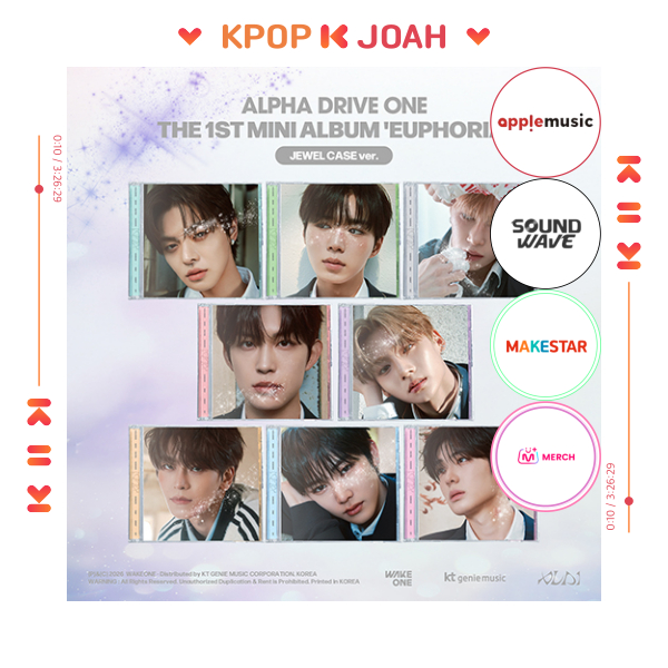 [POB] ALPHA DRIVE ONE (ALD1) [EUPHORIA] 1st MINI ALBUM (JEWEL CASE VER.) (13th Jan.2026) em Oferta na Shopee