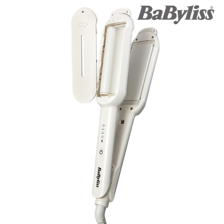 Modelador De Cabelo Reversível De 2 Vias BaByliss ST970K Onda Cerâmica E Ferro Reto Com Calor Rápido Desligamento Automá