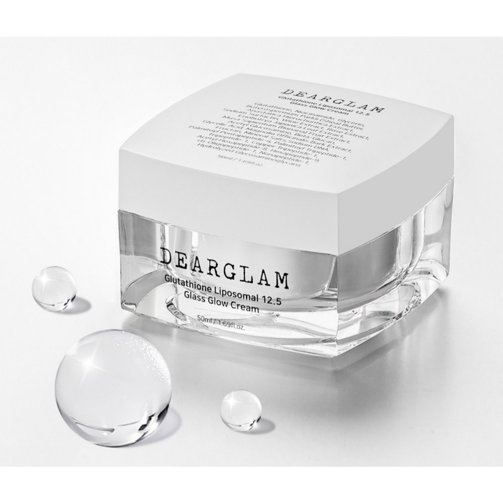 Dear Glam Glutationa Liposome 12.5 Creme De Volume Brilhante 50ml Iluminador Hidratante Radiance Facial Pele De Vidro K-