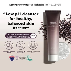 haruharu wonder black rice moisture 5.5 soft cleansing gel 100ml