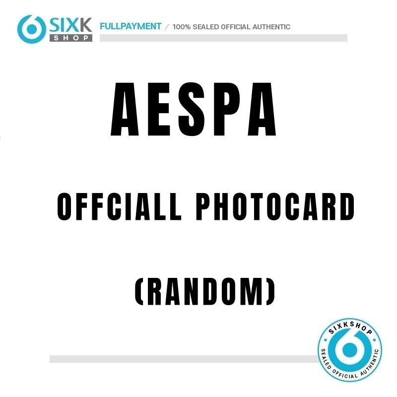 (ONLY POB) AESPA OFFICIAL PHOTOCARD