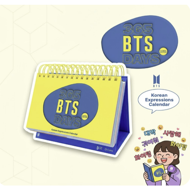 365 BTS Days Book Coleção Diária Livro Impresso Conteúdo De Estilo De Vida Edição Colecionável