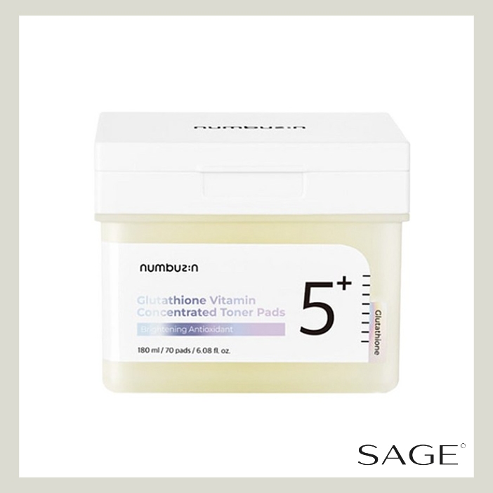 [numbuzin] No . 5 Glutationa C Mark Film Pads 180ml 70 Almofadas De Toner Iluminadoras Textura Da Pele Cuidados De Hidra