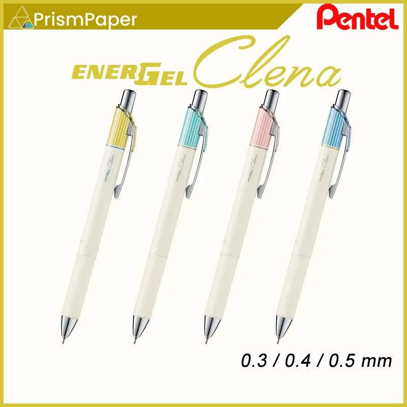 Pentel Energel Clena 0.3/0.4/0.5 Mm Recarga LRN3 LRN4 LRN5 Caneta Esferográfica De Tinta Gel Fabricada No Japão